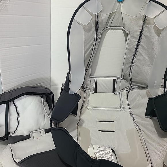 UppaBaby Mesa Black/Gray Baby Seat Cover Fabric Cushion  Replacement Part . - Picture 10 of 16